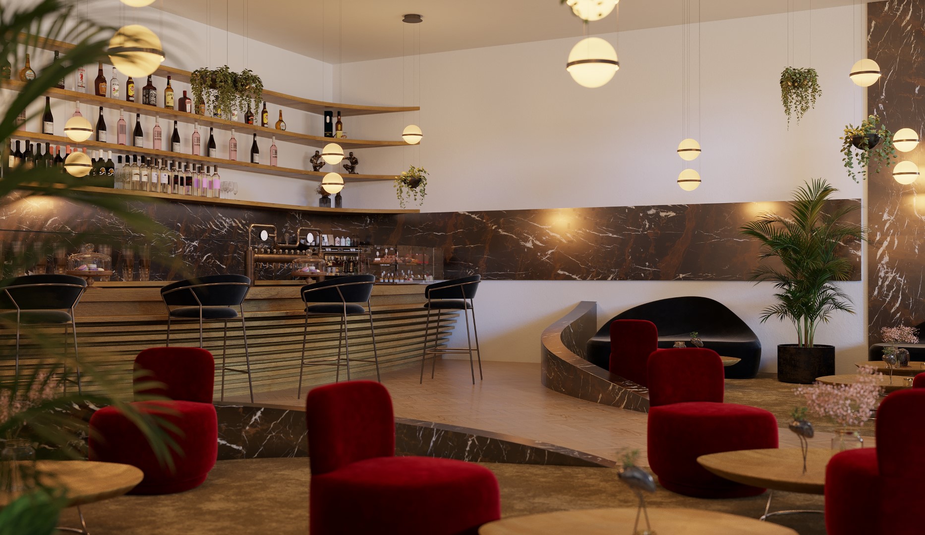 Luxury Lounge Interior